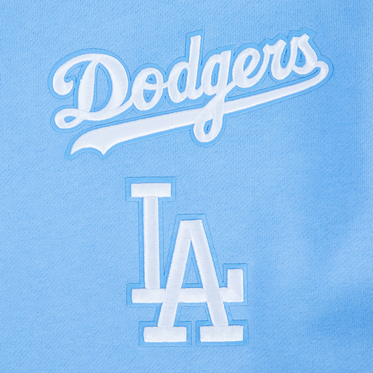 Pro Standard Dodgers Pullover Hoodie Image 6 of 7. Tap to open photo gallery.