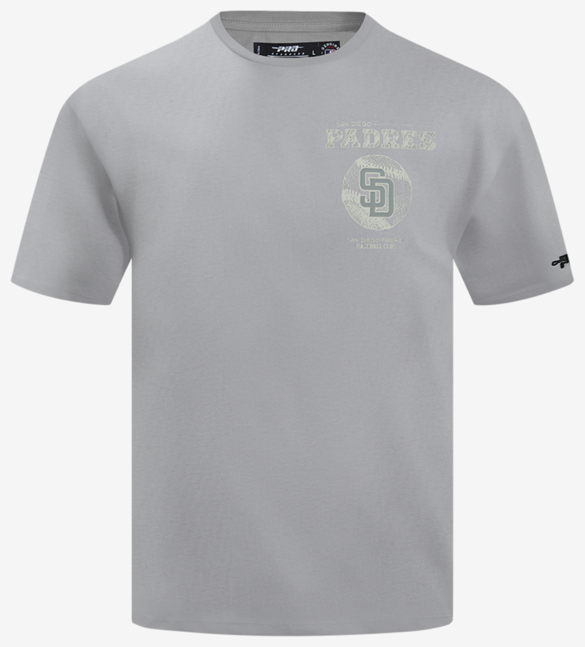 Pro Standard Padres Blueprint Pro Drop Shoulder FC T-Shirt Image 1 of 6. Tap to open photo gallery.