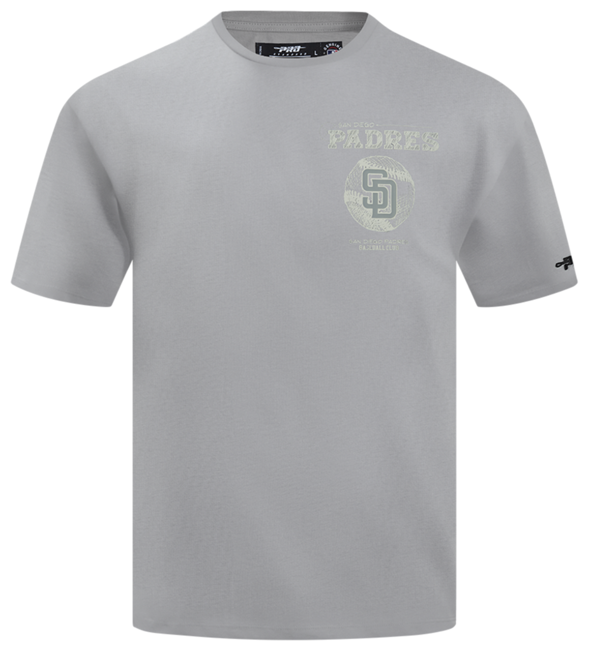 Pro Standard Padres Blueprint Pro Drop Shoulder FC T-Shirt Image 1 of 6. Tap to open photo gallery.