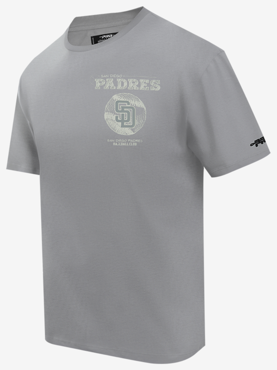 Pro Standard Padres Blueprint Pro Drop Shoulder FC T-Shirt Image 3 of 6. Tap to open photo gallery.