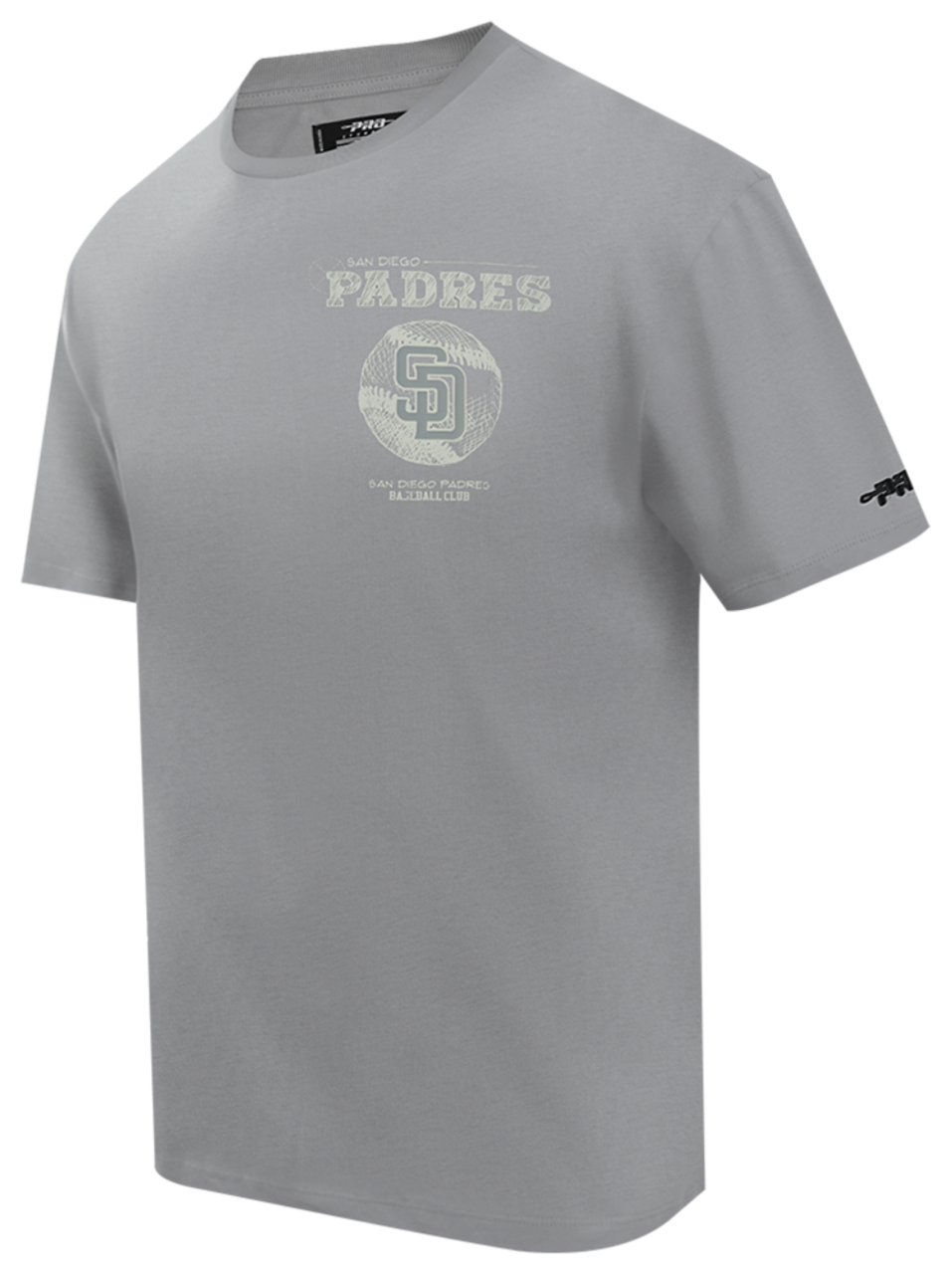 Pro Standard Padres Blueprint Pro Drop Shoulder FC T-Shirt Image 3 of 6. Tap to open photo gallery.
