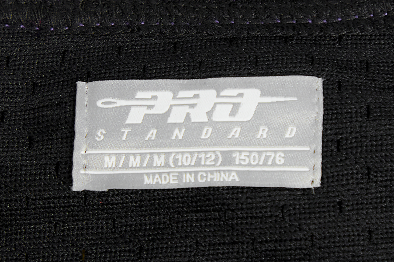 Pro Standard Los Angeles Lakers Classic Mesh Button Shirt Image 7 of 7. Tap to open photo gallery.