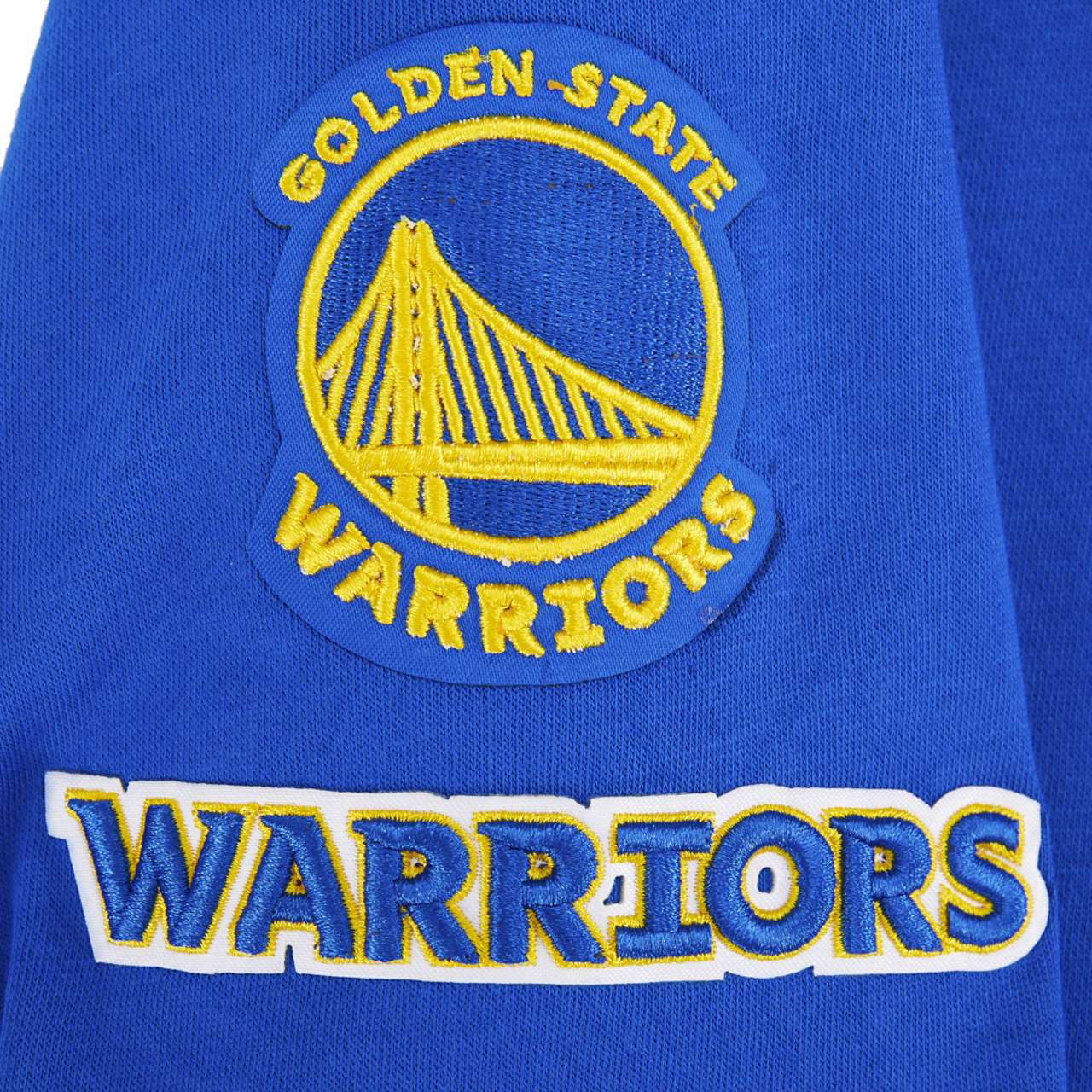 Pro Standard Golden State Warriors Classic Flc Fz Hoodie Image 5 of 6. Tap to open photo gallery.