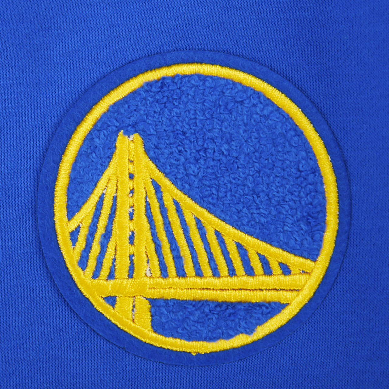 Pro Standard Golden State Warriors Classic Flc Fz Hoodie Image 6 of 6. Tap to open photo gallery.