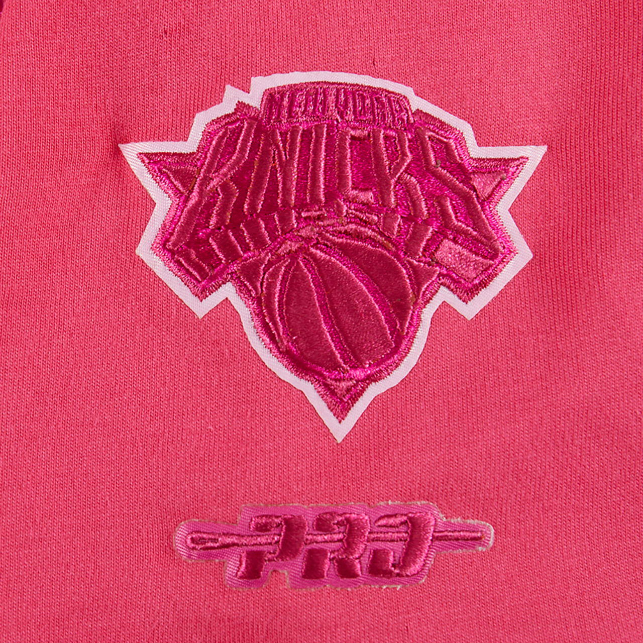 Pro Standard New York Knicks Triple Pink Ss Boxy Tee Image 5 of 8. Tap to open photo gallery.