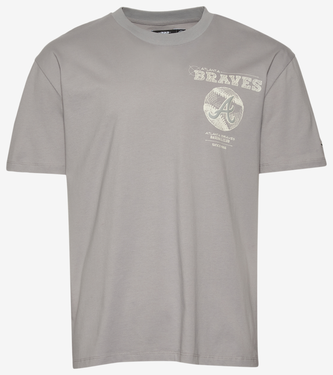 Pro Standard Braves Blueprint Pro Drop Shoulder FC T-Shirt Image 1 of 3. Tap to open photo gallery.