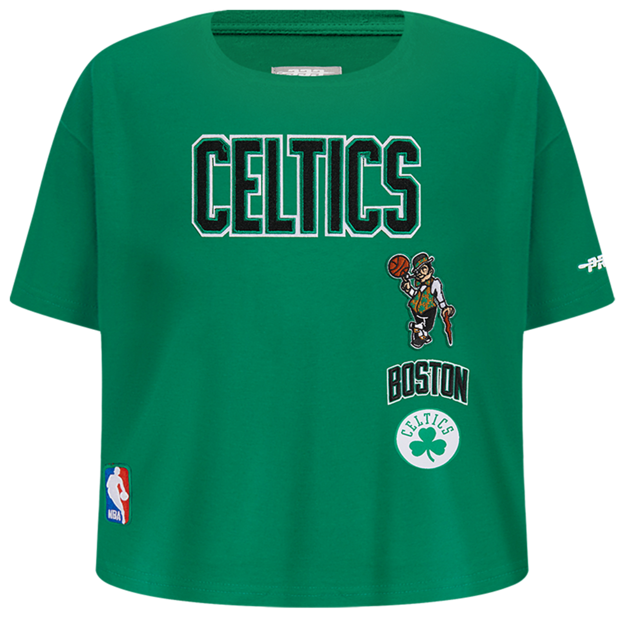 Pro Standard Boston Celtics Retro Classic Ss Boxy Tee Image 1 of 5. Tap to open photo gallery.