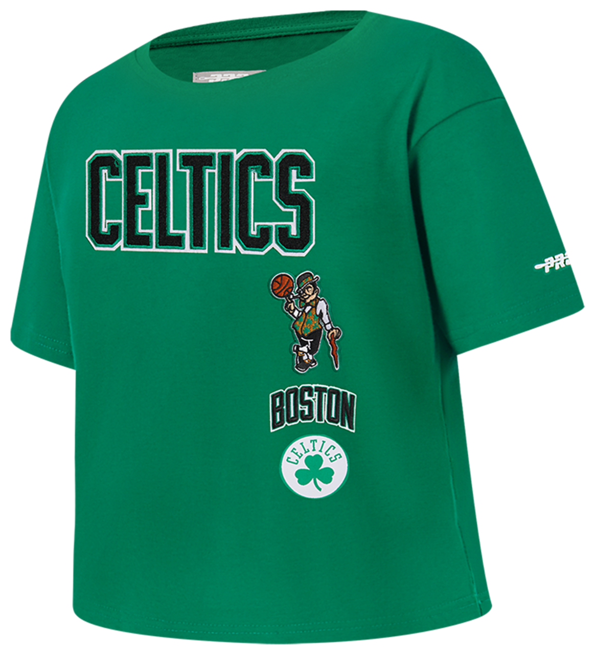Pro Standard Boston Celtics Retro Classic Ss Boxy Tee Image 3 of 5. Tap to open photo gallery.