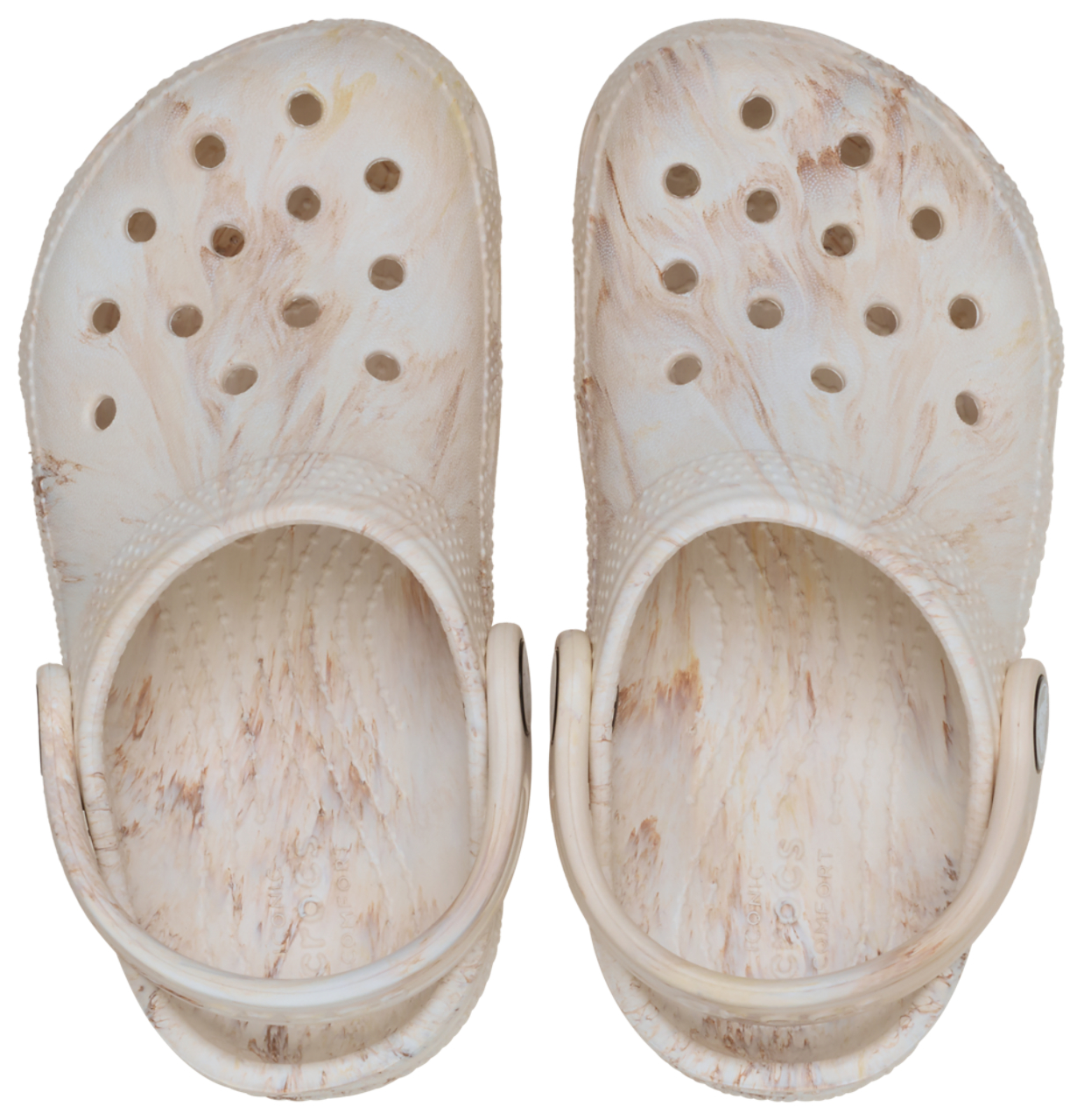 Crocs Watercolor Marbled Clogs Image 4 of 5. Tap to open photo gallery.