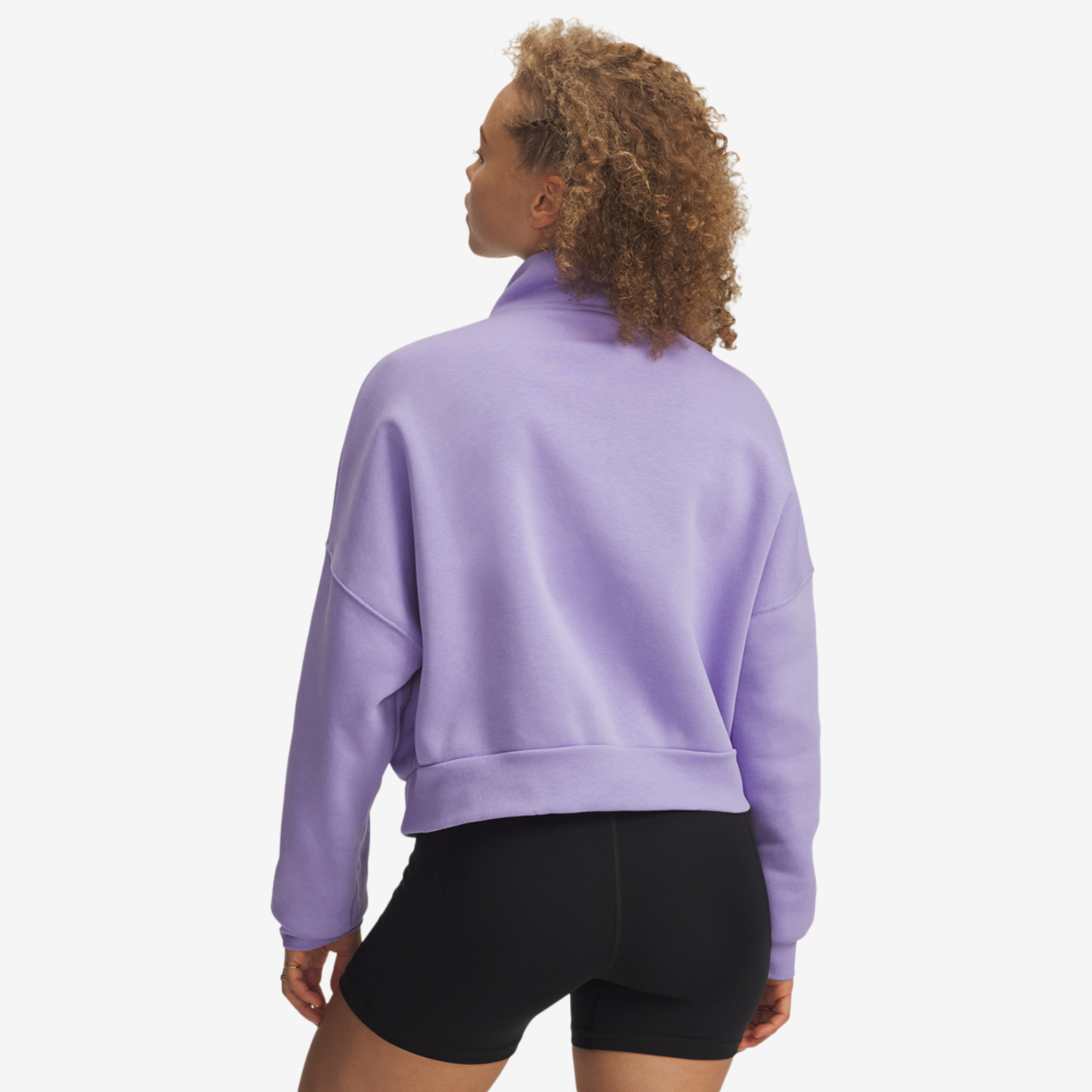 Under Armour Icon Fleece Oversized Half-Zip Image 2 of 3. Tap to open photo gallery.