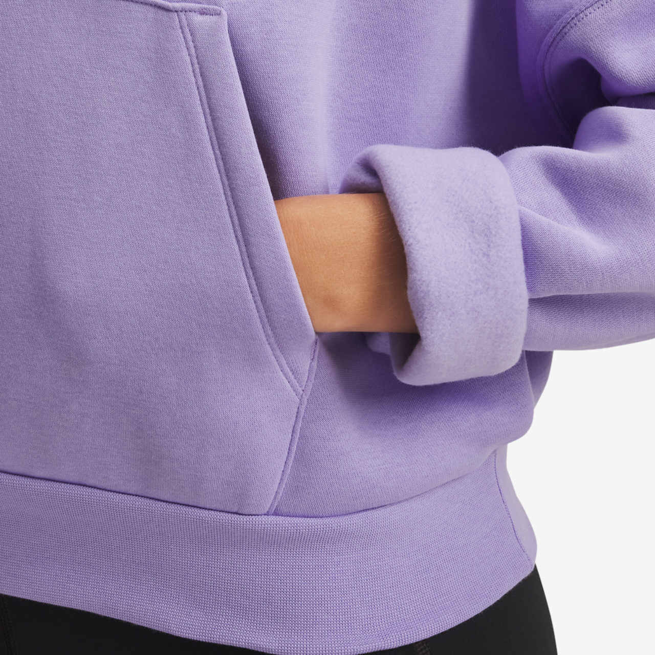 Under Armour Icon Fleece Oversized Half-Zip Image 3 of 3. Tap to open photo gallery.