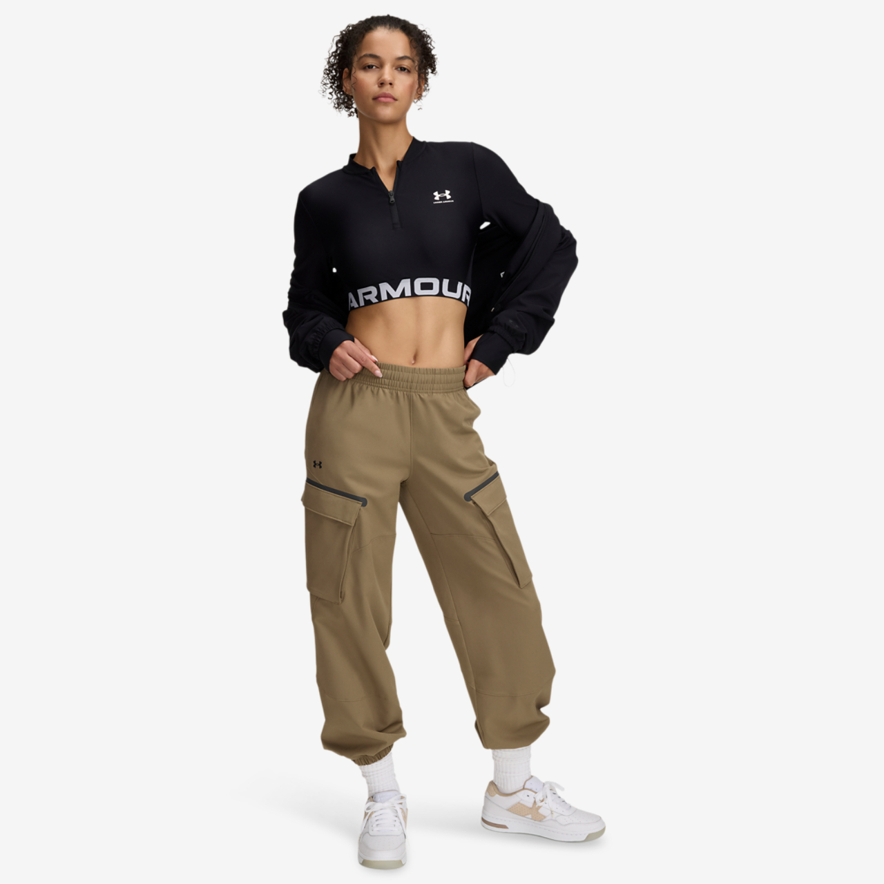 Under Armour Unstoppable Cargo Pants Image 3 of 3. Tap to open photo gallery.