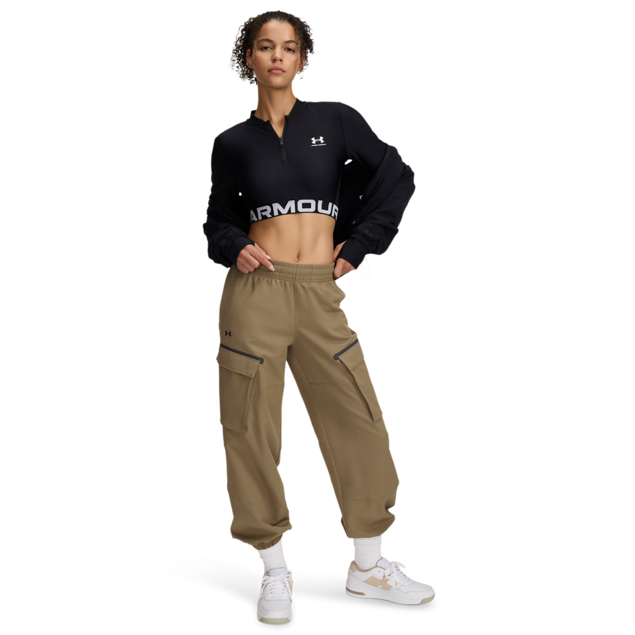 Under Armour Unstoppable Cargo Pants Image 3 of 3. Tap to open photo gallery.
