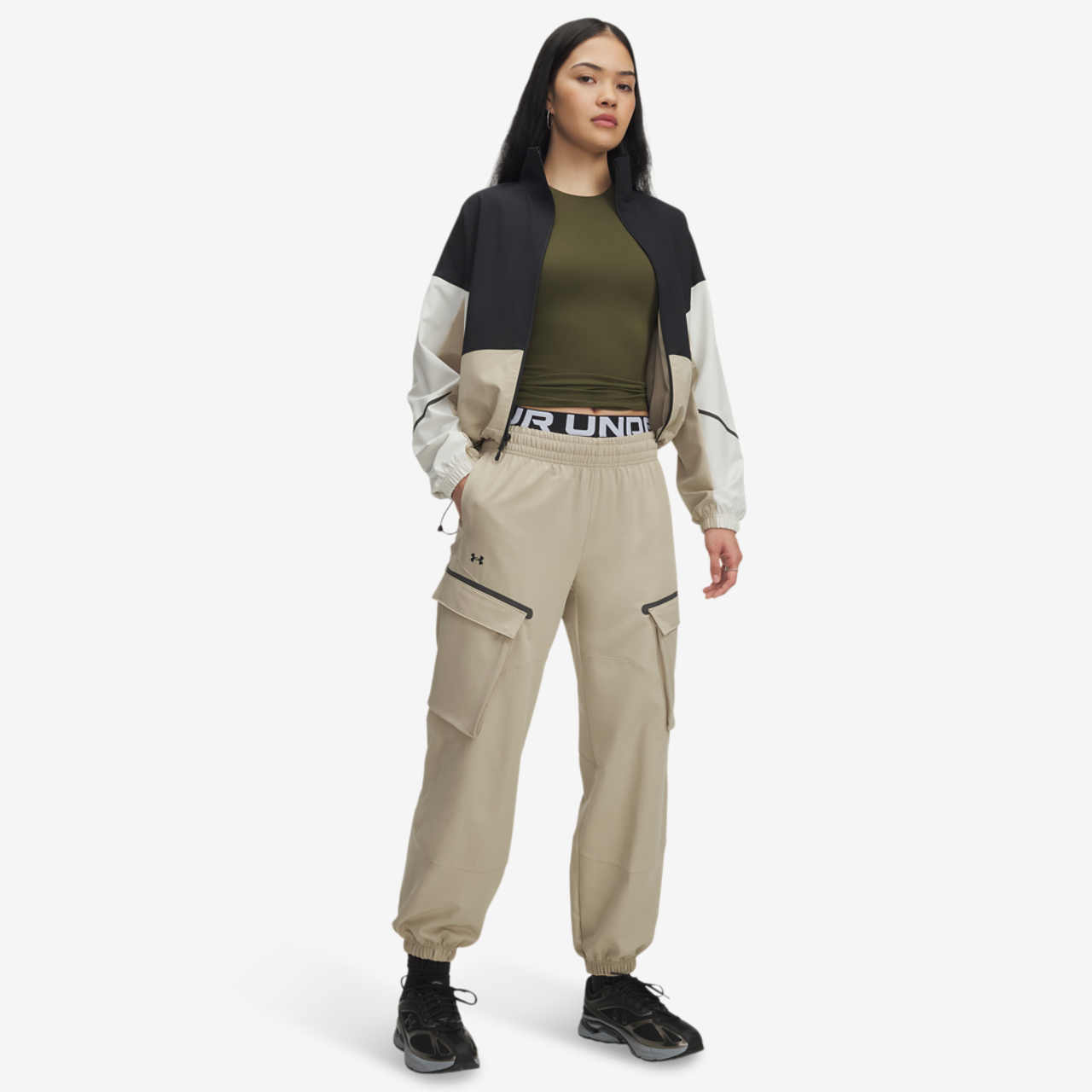 Under Armour Unstoppable Cargo Pants Image 3 of 3. Tap to open photo gallery.