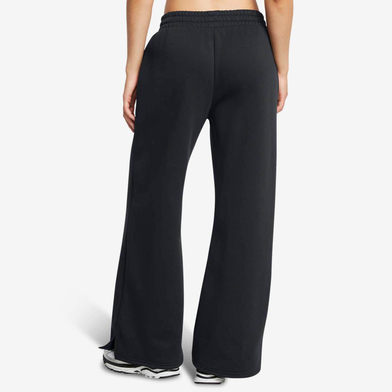 Under Armour Icon Fleece Wide Leg Pants Image 2 of 3. Tap to open photo gallery.