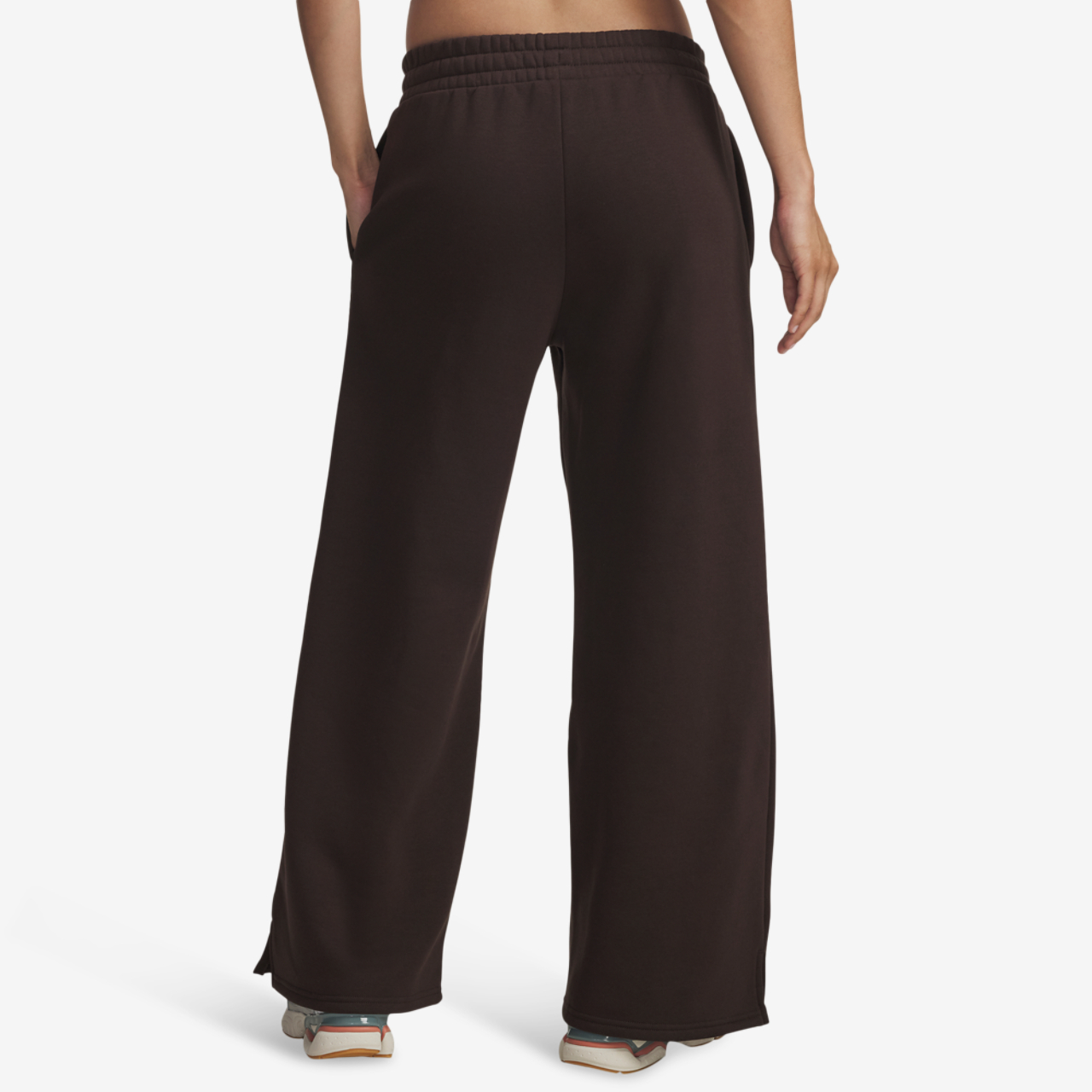Under Armour Icon Fleece Wide Leg Pants Image 2 of 3. Tap to open photo gallery.