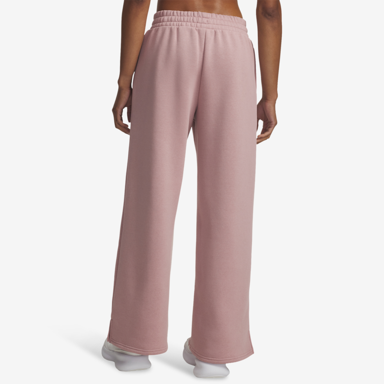 Under Armour Icon Fleece Wide Leg Pants Image 2 of 3. Tap to open photo gallery.