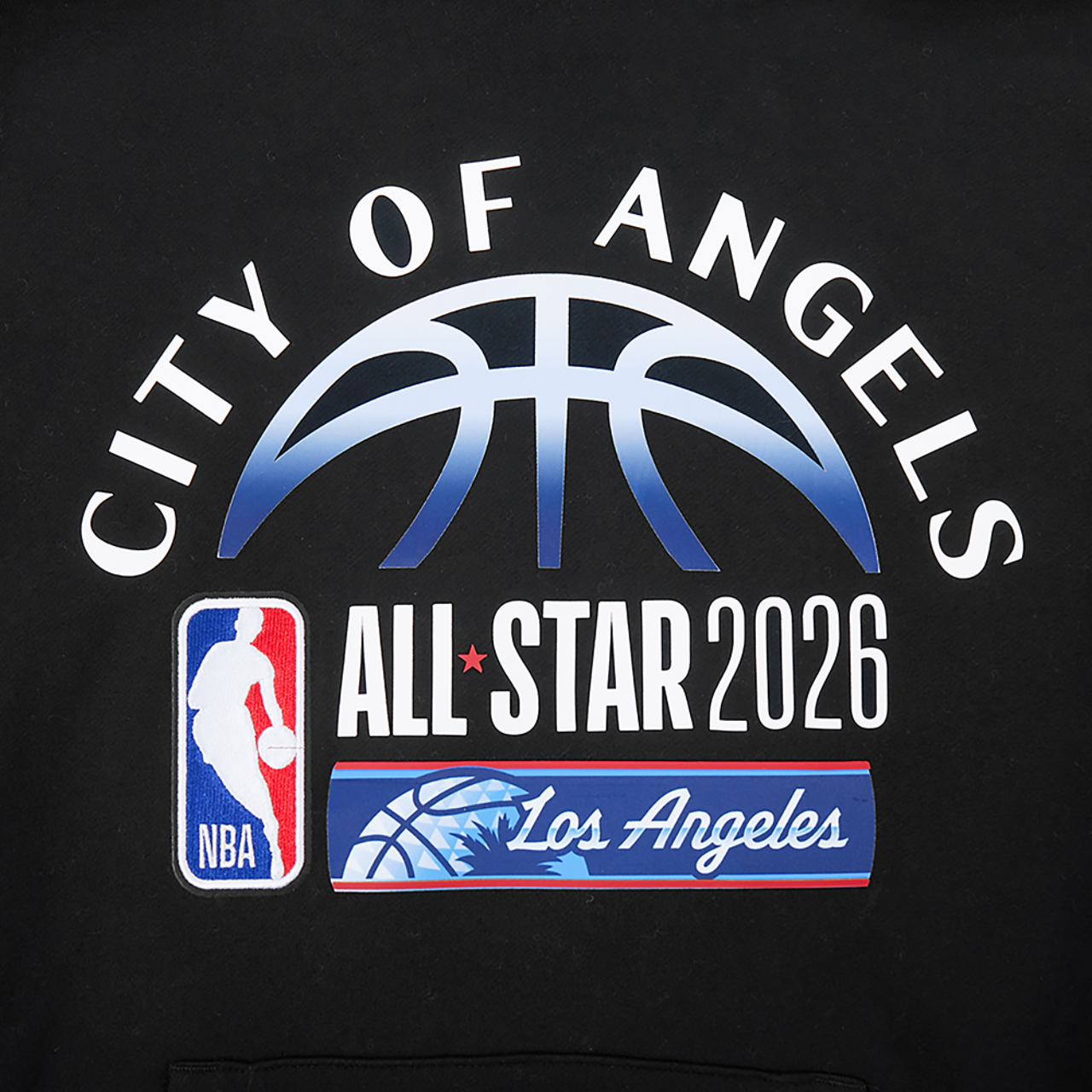 Pro Standard All Star 2026 Drop Shoulder Fleece PO Hoodie Image 7 of 8. Tap to open photo gallery.