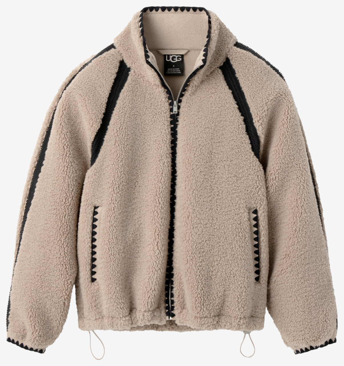 UGG NIKIA CROCHET UGGFLUFF JACKET Image 4 of 4. Tap to open photo gallery.