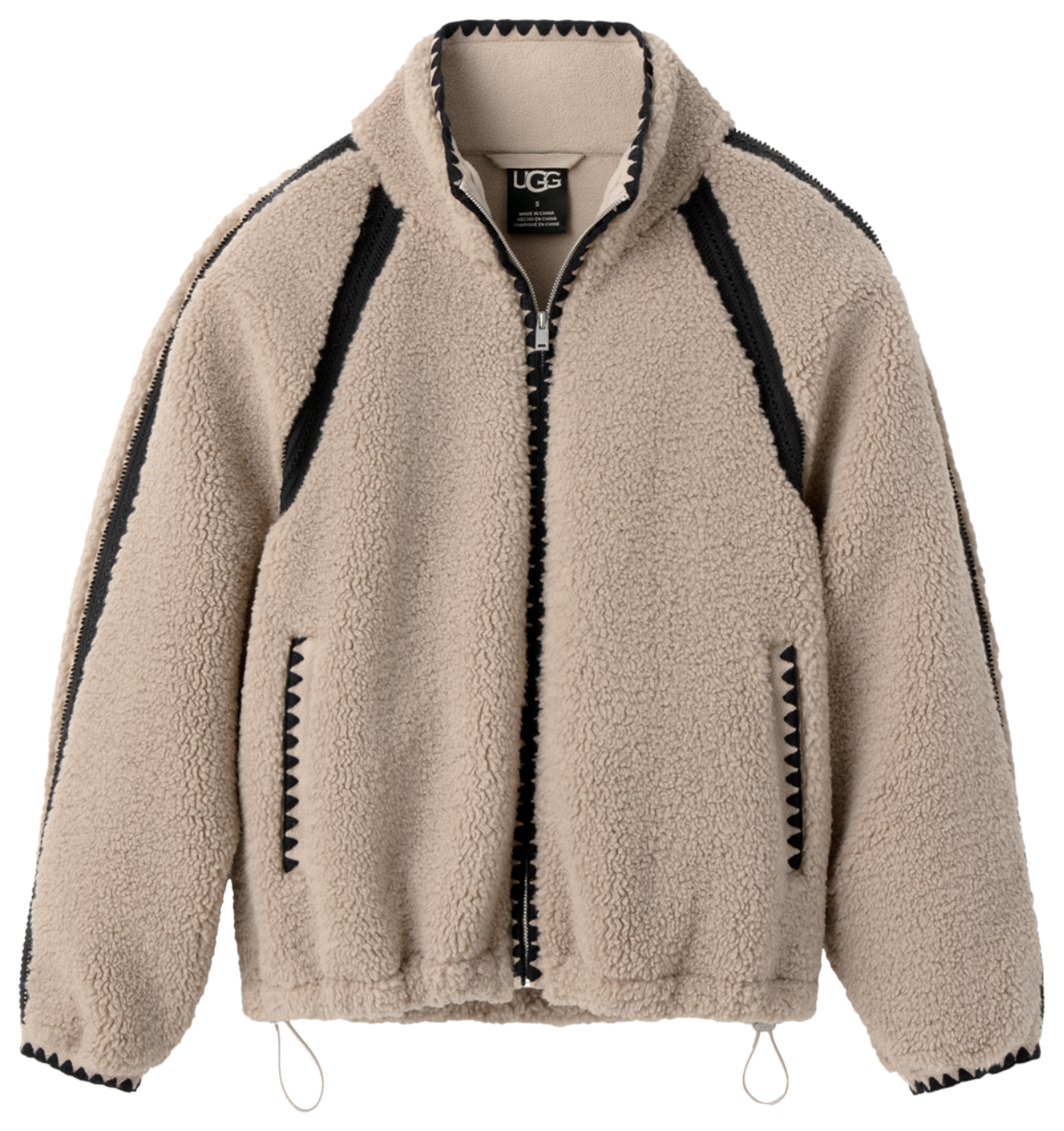 UGG NIKIA CROCHET UGGFLUFF JACKET Image 4 of 4. Tap to open photo gallery.