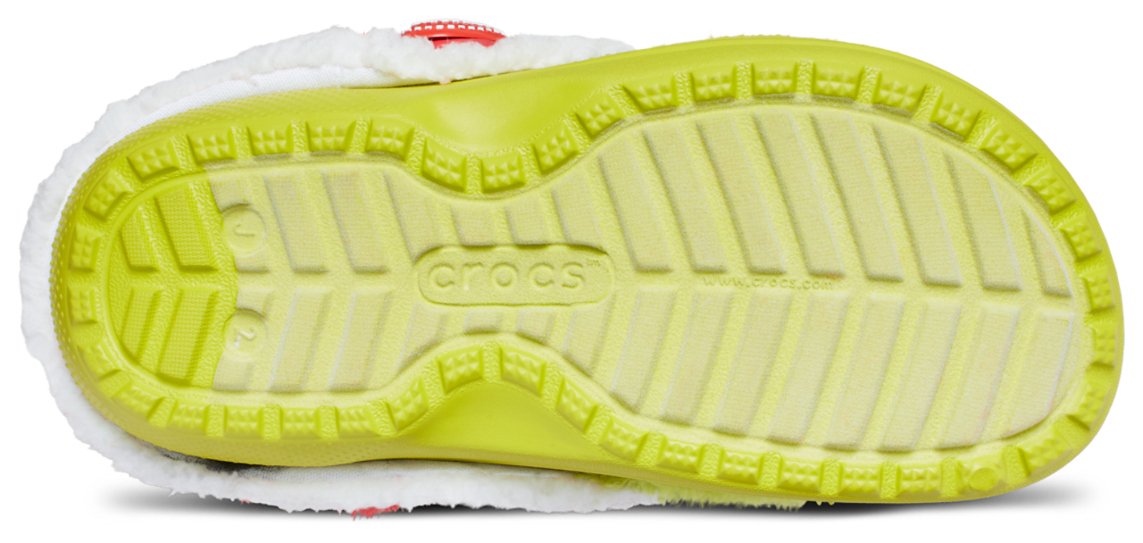 Crocs Lined Grinch Clogs Image 5 of 7. Tap to open photo gallery.