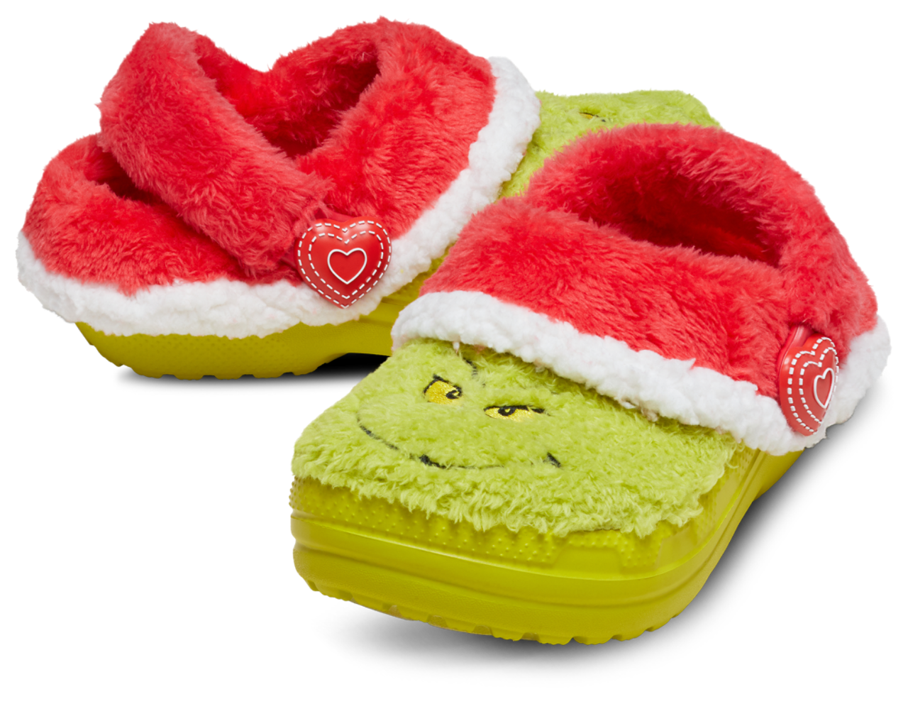 Crocs Lined Grinch Clogs Image 7 of 7. Tap to open photo gallery.