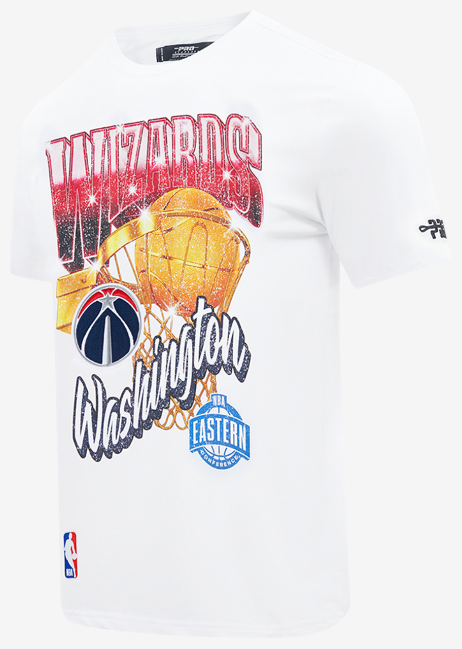 Pro Standard Wizards Gold Hoops Short Sleeve Flex T-Shirt Image 3 of 6. Tap to open photo gallery.