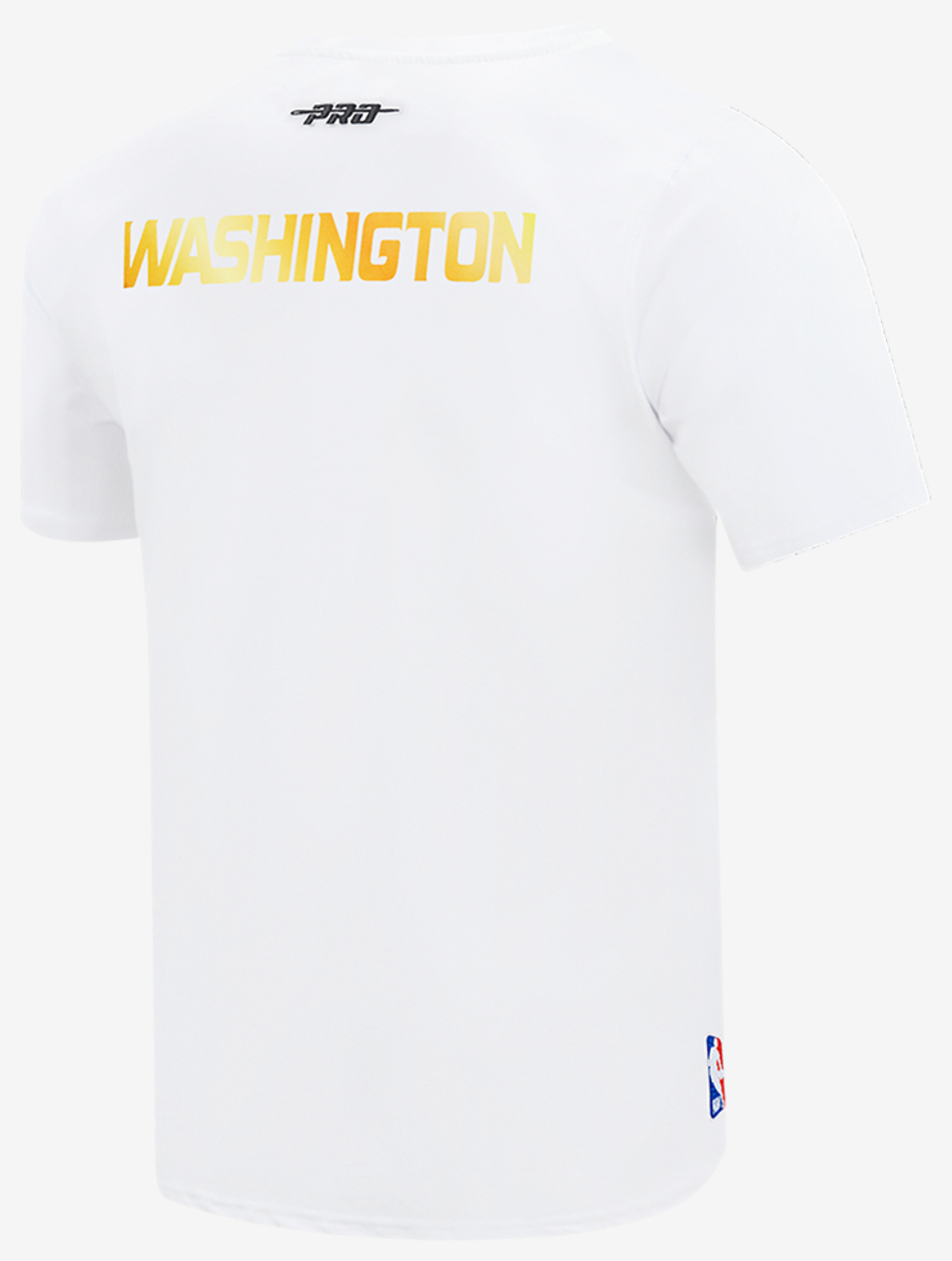 Pro Standard Wizards Gold Hoops Short Sleeve Flex T-Shirt Image 4 of 6. Tap to open photo gallery.