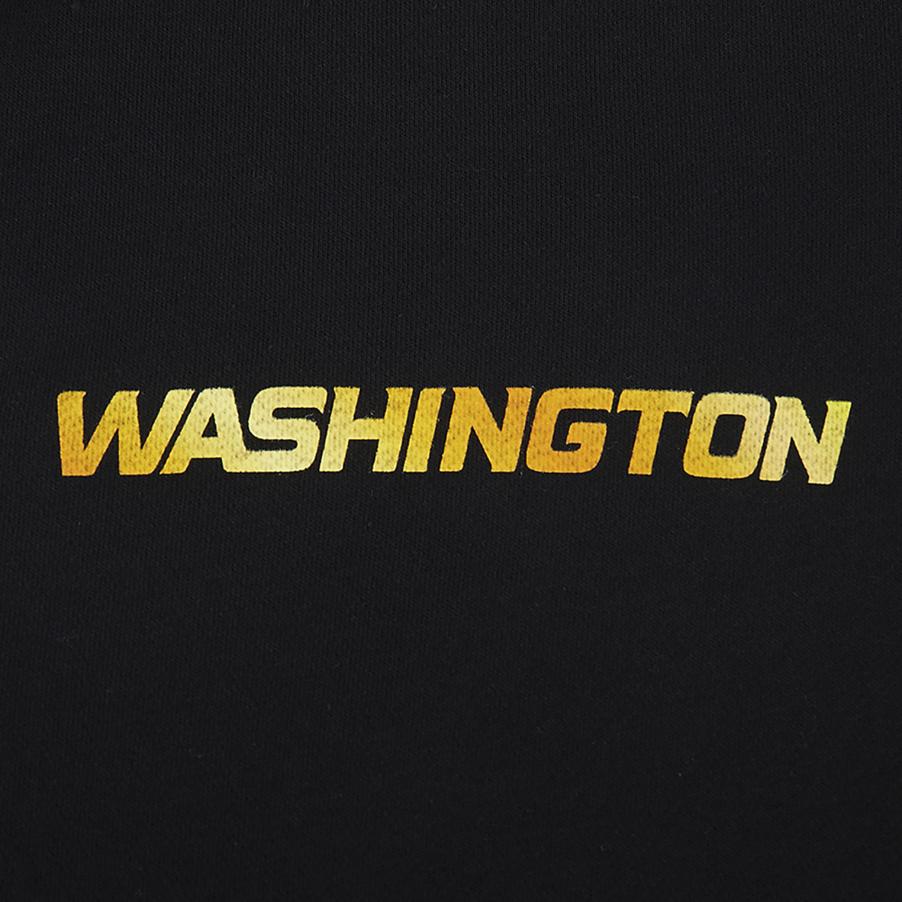 Pro Standard Wizards Gold Hoops Pro Full-Zip Hoodie Image 7 of 7. Tap to open photo gallery.
