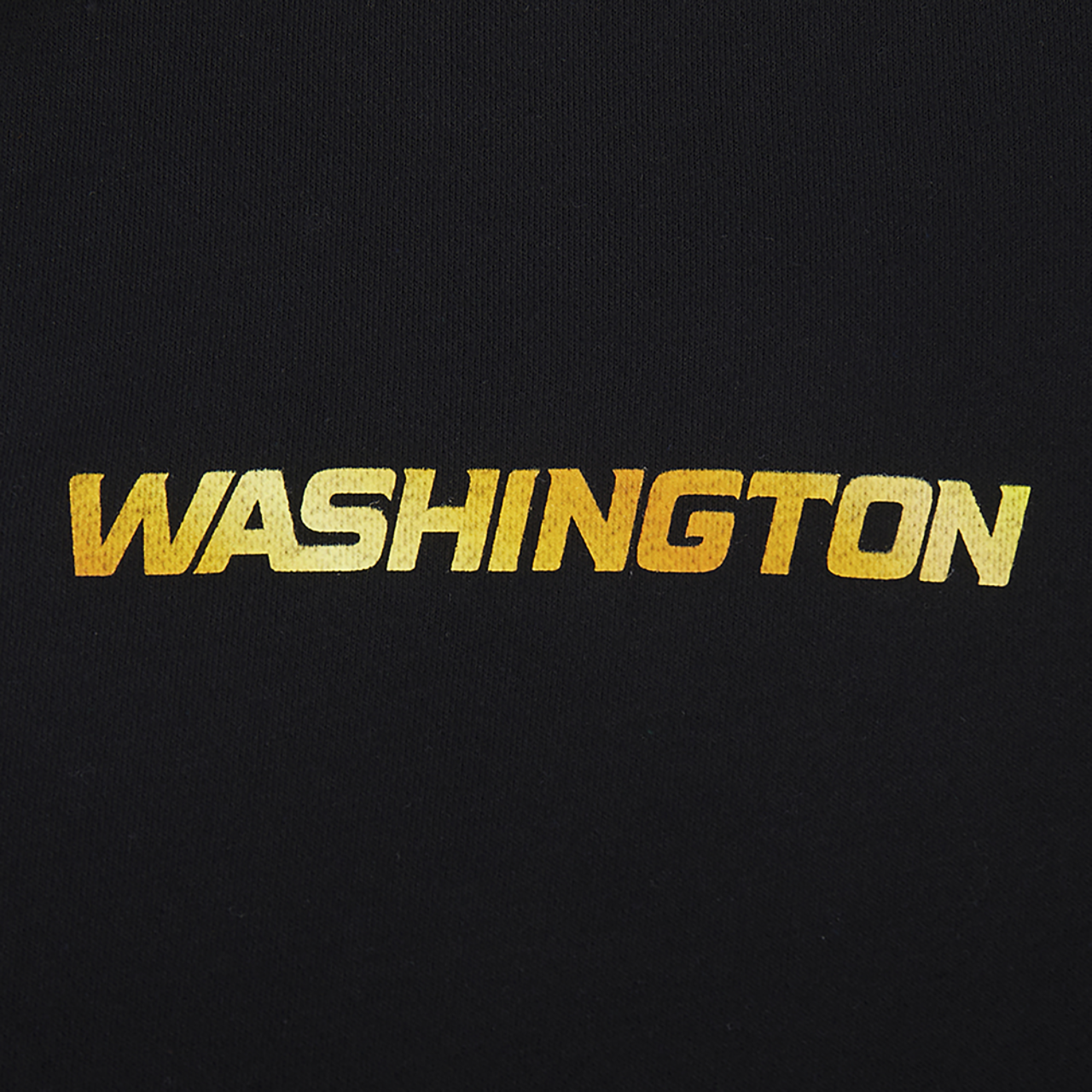 Pro Standard Wizards Gold Hoops Pro Full-Zip Hoodie Image 7 of 7. Tap to open photo gallery.