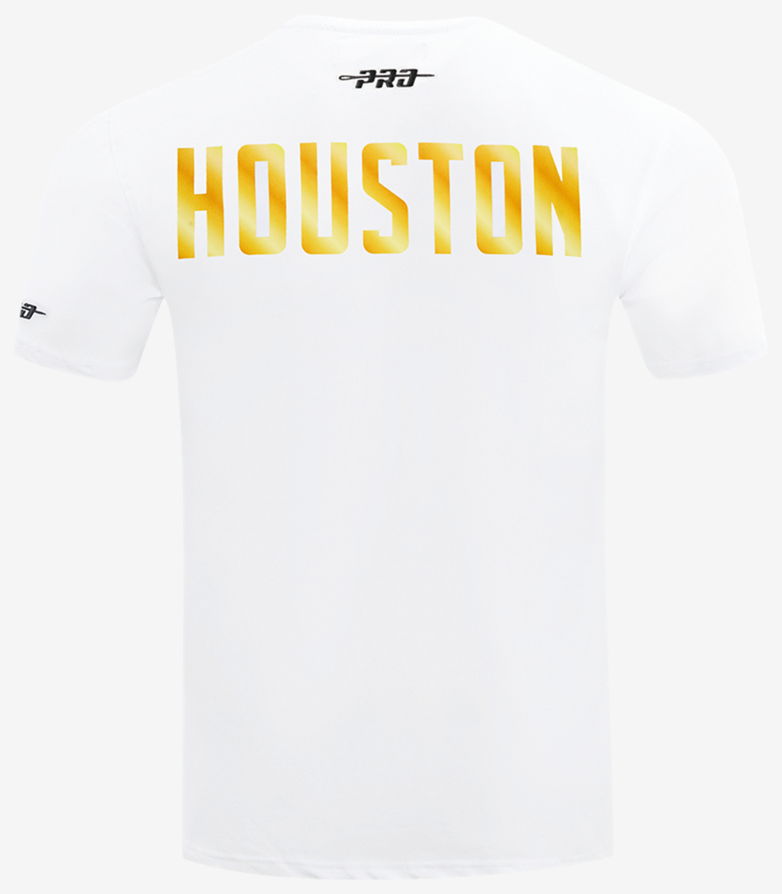 Pro Standard Rockets Gold Hoops Short Sleeve Flex T-Shirt Image 2 of 7. Tap to open photo gallery.
