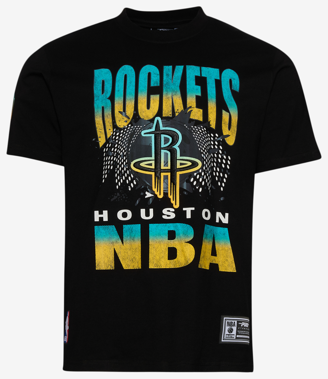 Pro Standard Houston Rockets Electric Blue S/S Flex T-Shirt Image 1 of 4. Tap to open photo gallery.