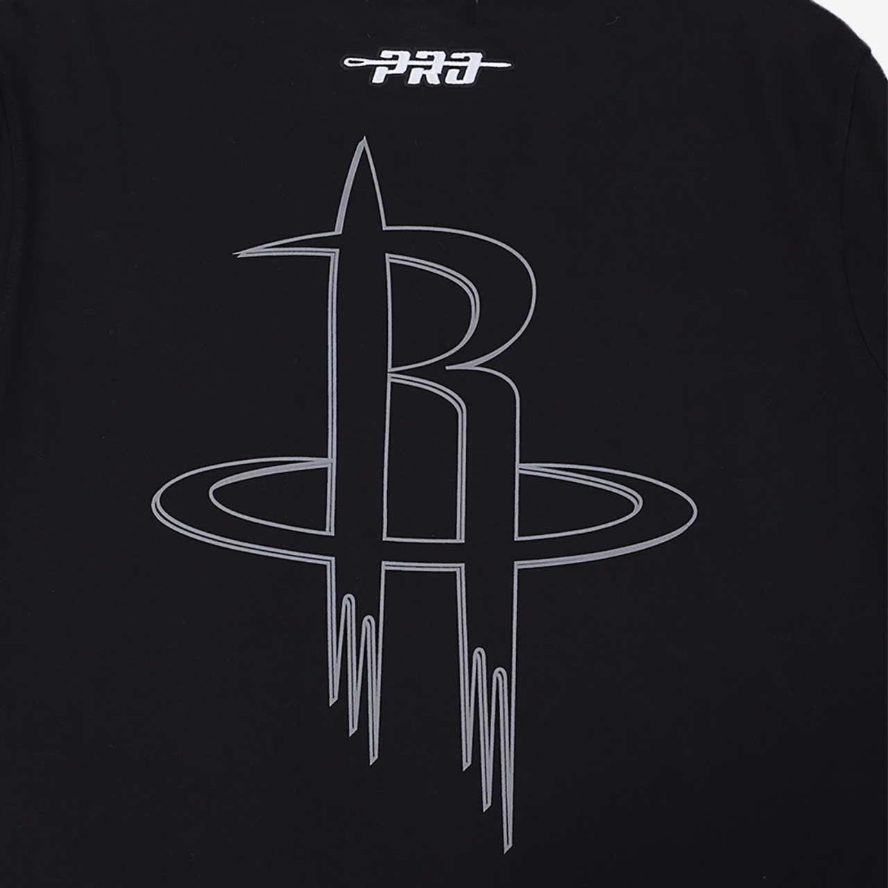 Pro Standard Houston Rockets Black Cat S/S Flex T-Shirt Image 6 of 8. Tap to open photo gallery.