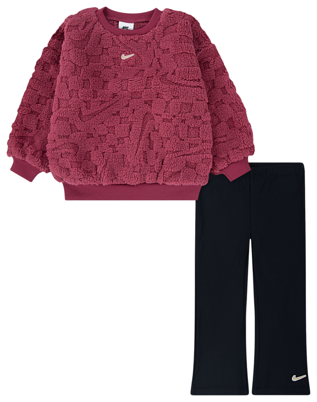 Nike Cozy Flare Leg Pants Set Image 1 of 4. Tap to open photo gallery.