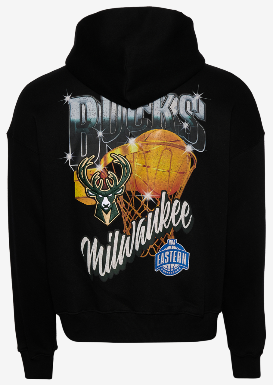 Pro Standard Bucks Gold Hoops Pro Full-Zip Hoodie Image 2 of 4. Tap to open photo gallery.