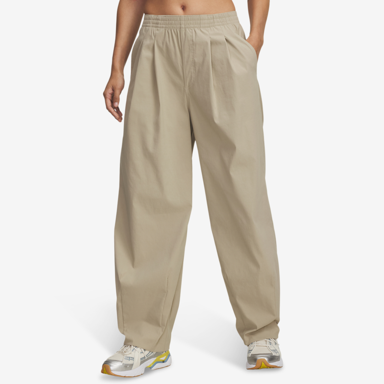 Under Armour Unstoppable Woven Pleat Pant Image 1 of 3. Tap to open photo gallery.