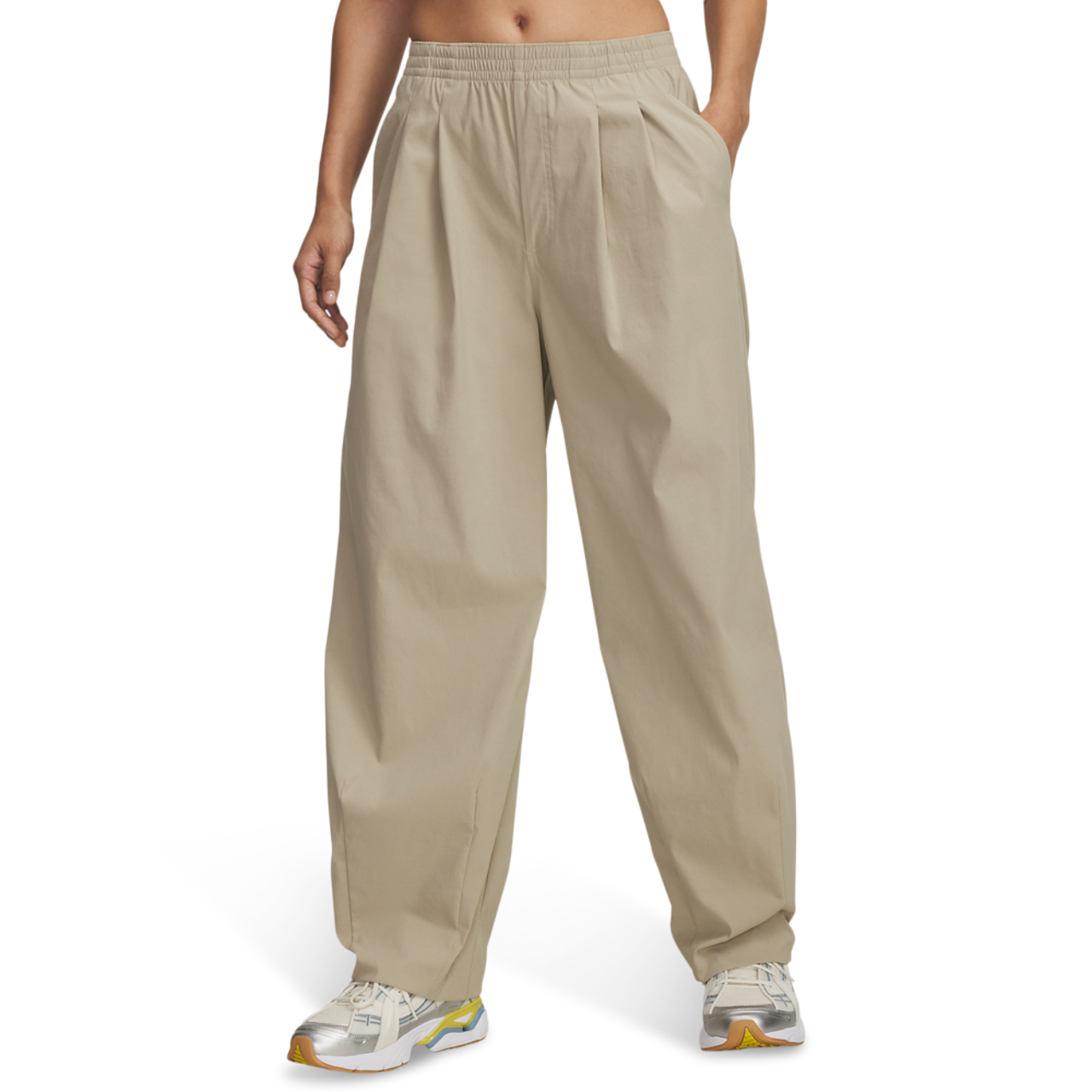 Under Armour Unstoppable Woven Pleat Pant Image 1 of 3. Tap to open photo gallery.