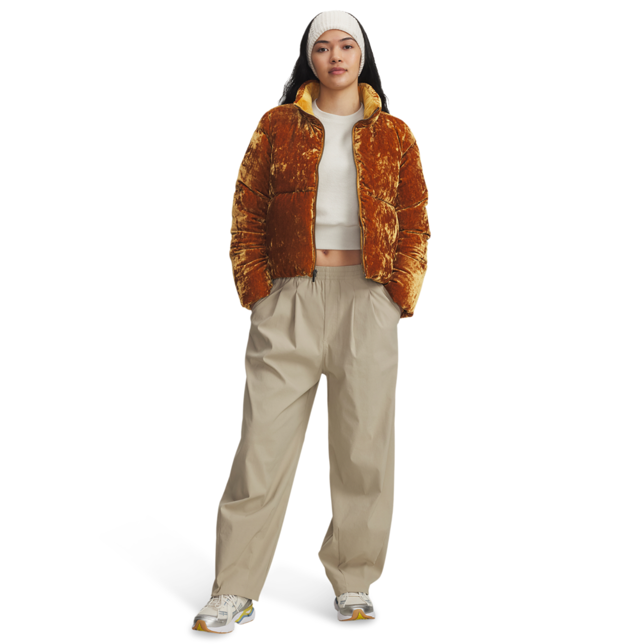 Under Armour Unstoppable Woven Pleat Pant Image 3 of 3. Tap to open photo gallery.