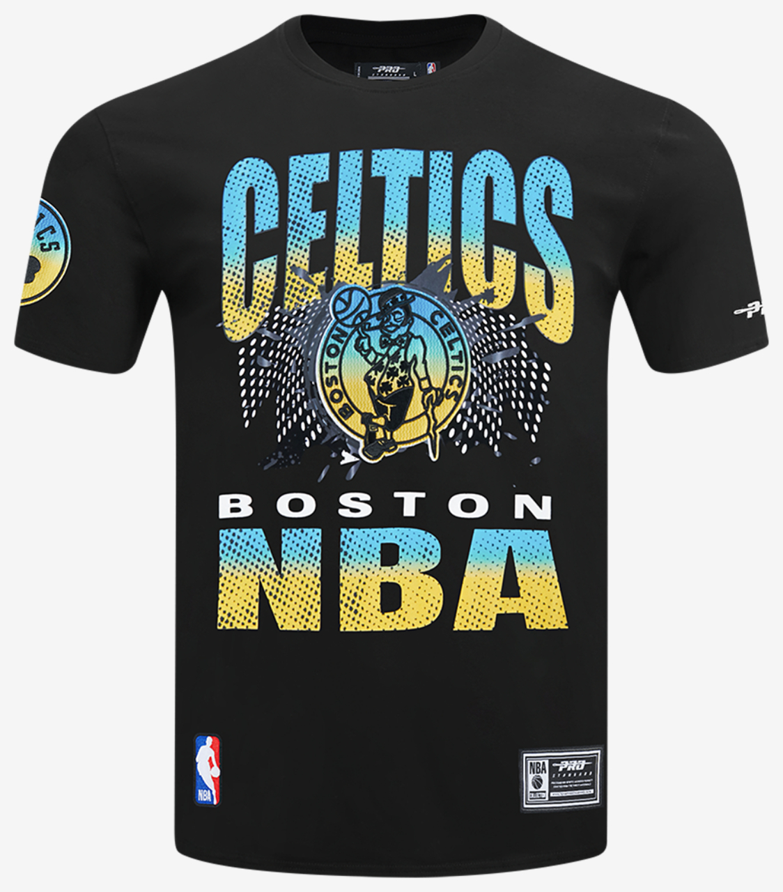 Pro Standard Boston Celtics Electric Blue S/S Flex T-Shirt Image 1 of 8. Tap to open photo gallery.