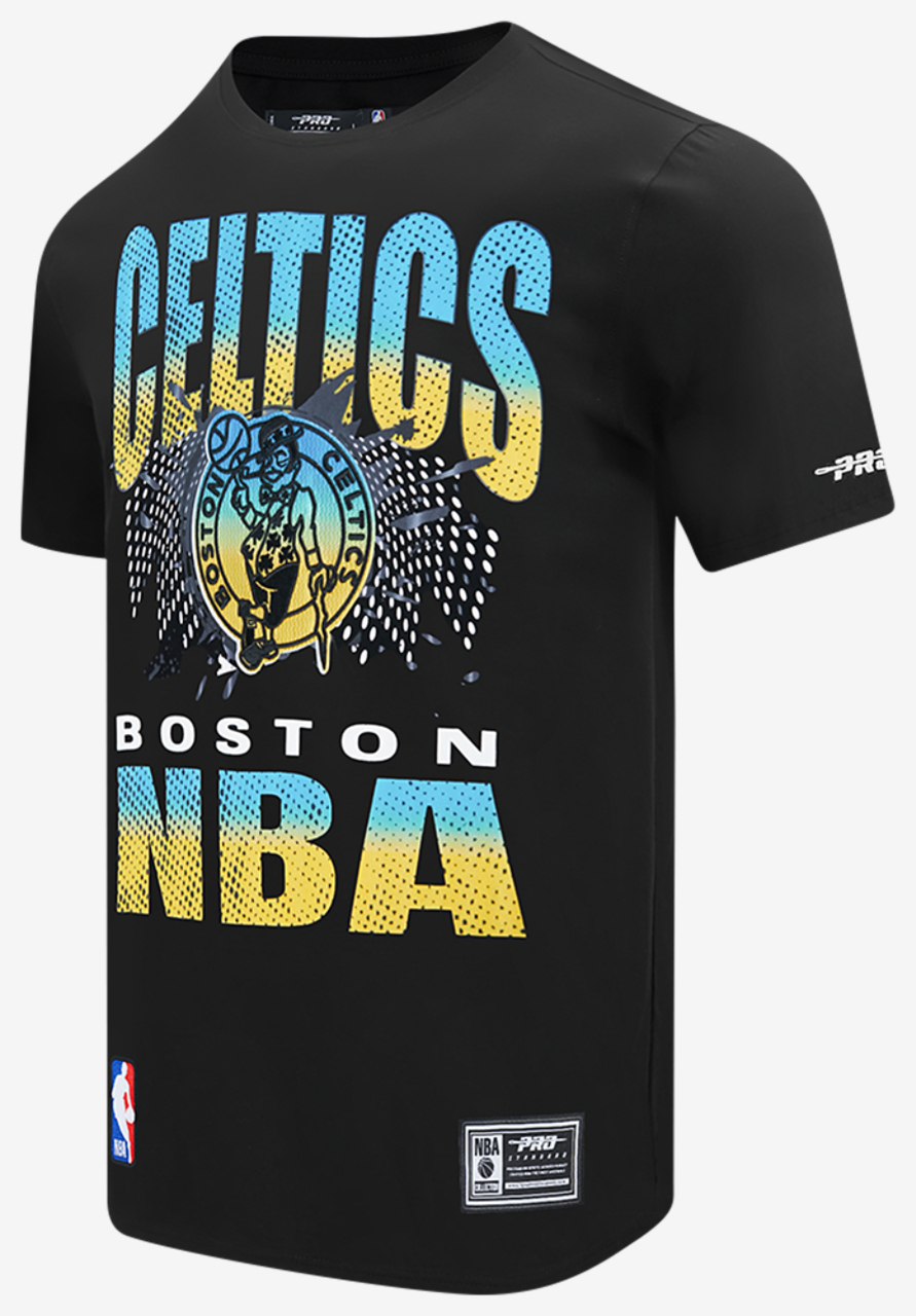 Pro Standard Boston Celtics Electric Blue S/S Flex T-Shirt Image 3 of 8. Tap to open photo gallery.