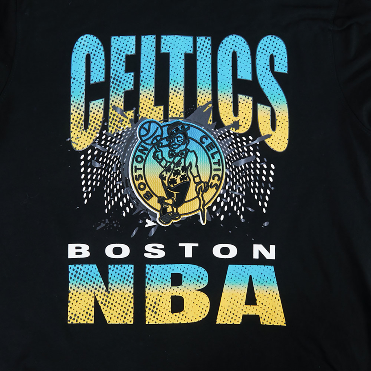 Pro Standard Boston Celtics Electric Blue S/S Flex T-Shirt Image 5 of 8. Tap to open photo gallery.