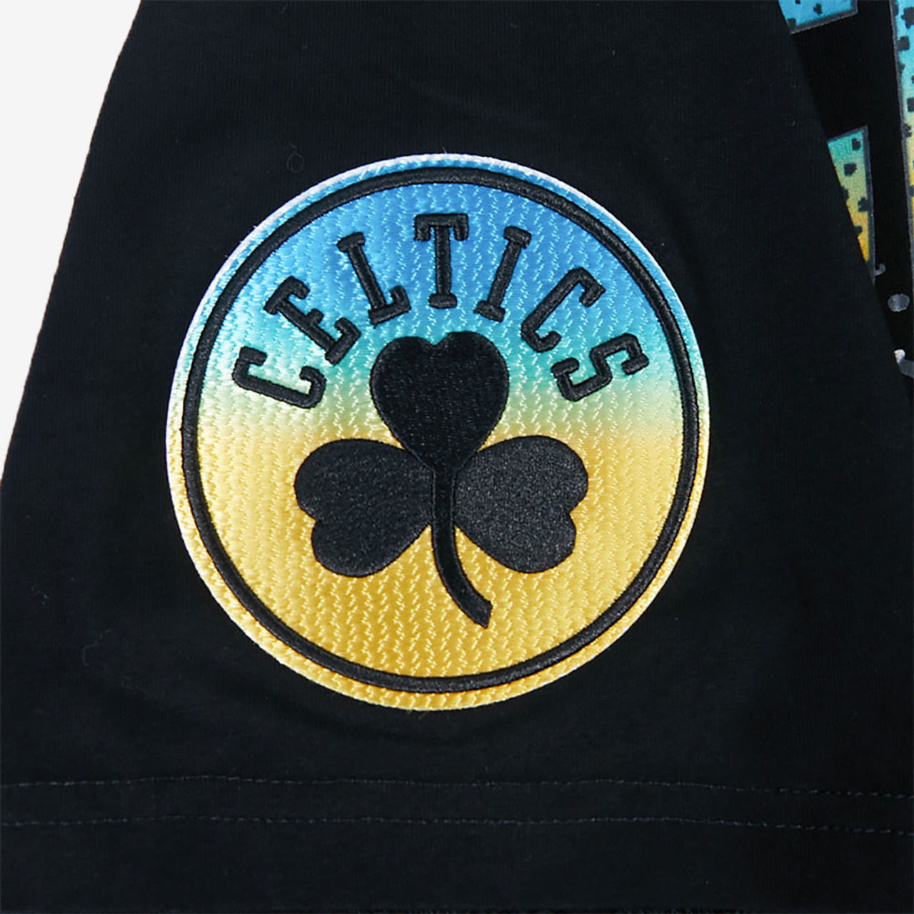 Pro Standard Boston Celtics Electric Blue S/S Flex T-Shirt Image 6 of 8. Tap to open photo gallery.