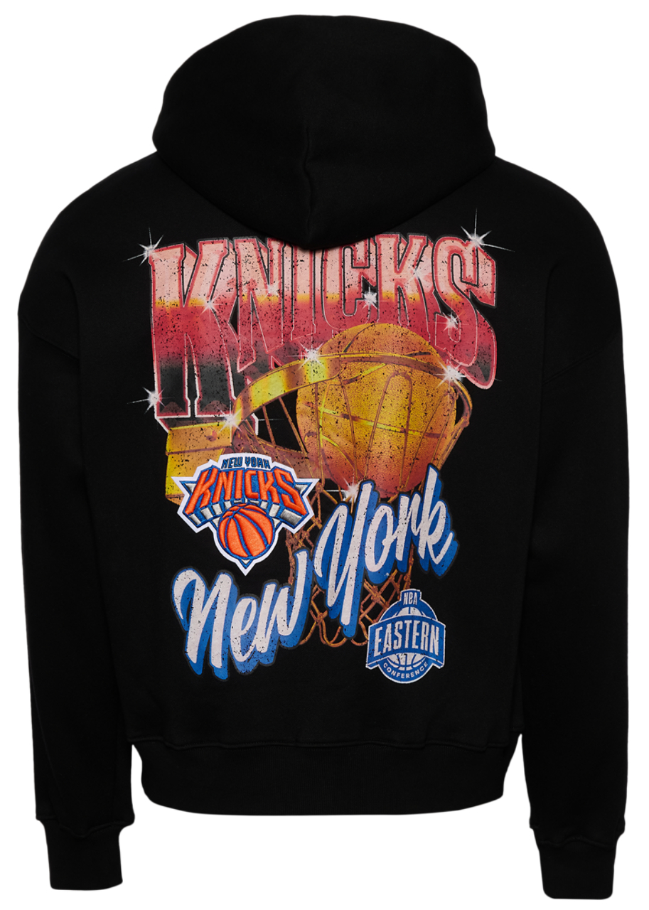 Pro Standard Knicks Gold Hoops Pro Full-Zip Hoodie - Men's | Foot