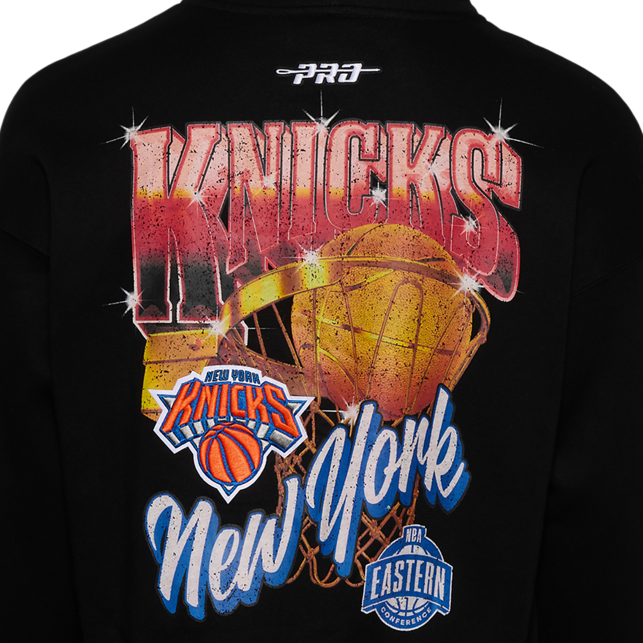 Pro Standard Knicks Gold Hoops Pro Full-Zip Hoodie - Men's | Foot