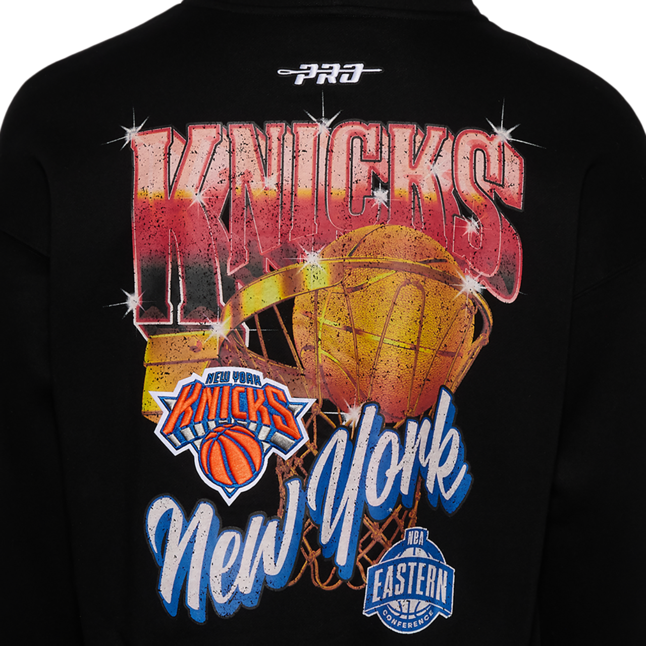 Pro Standard Knicks Gold Hoops Pro Full-Zip Hoodie - Men's | Foot
