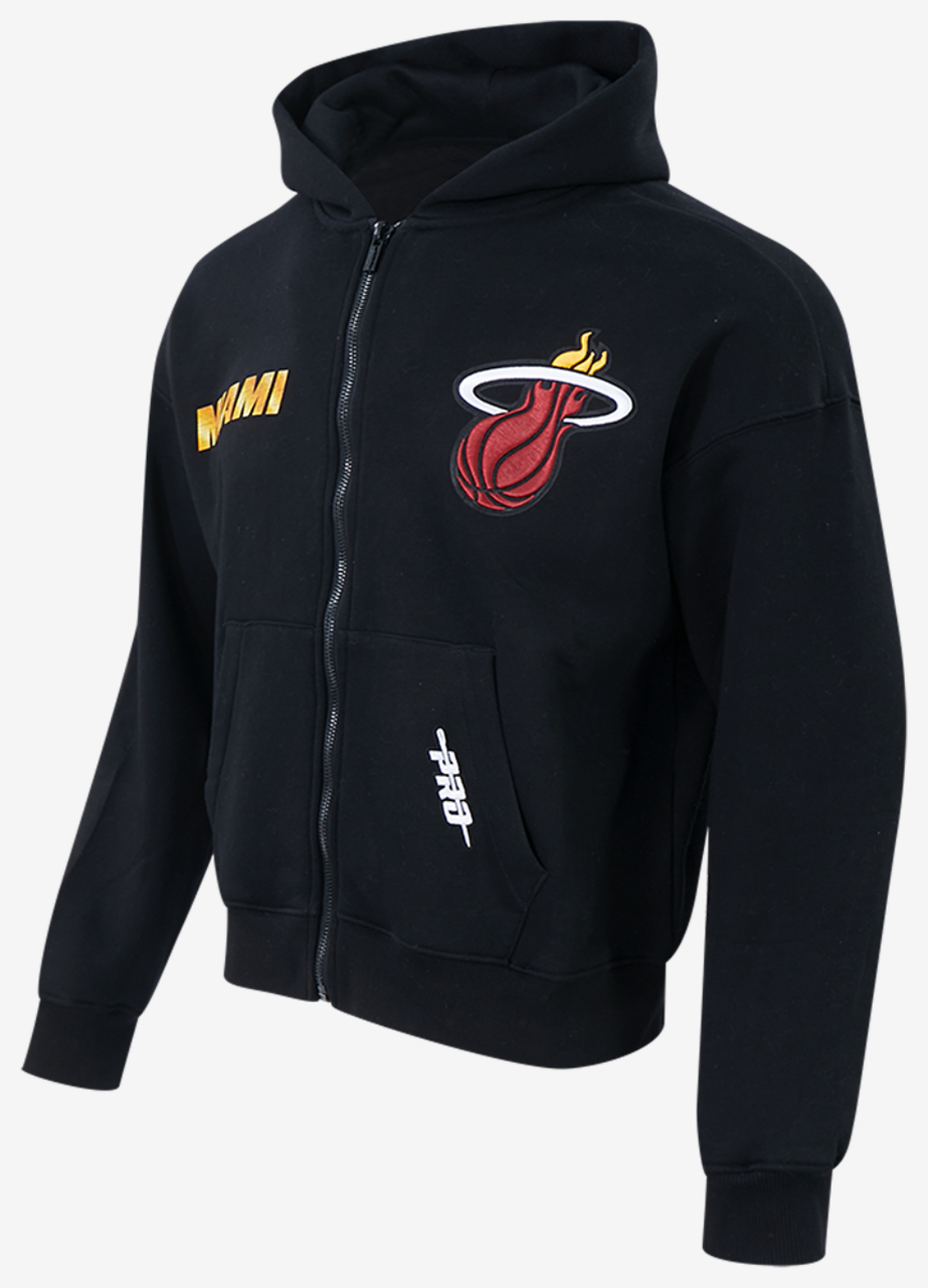 Pro Standard Heat Gold Hoops Pro Full-Zip Hoodie Image 3 of 7. Tap to open photo gallery.