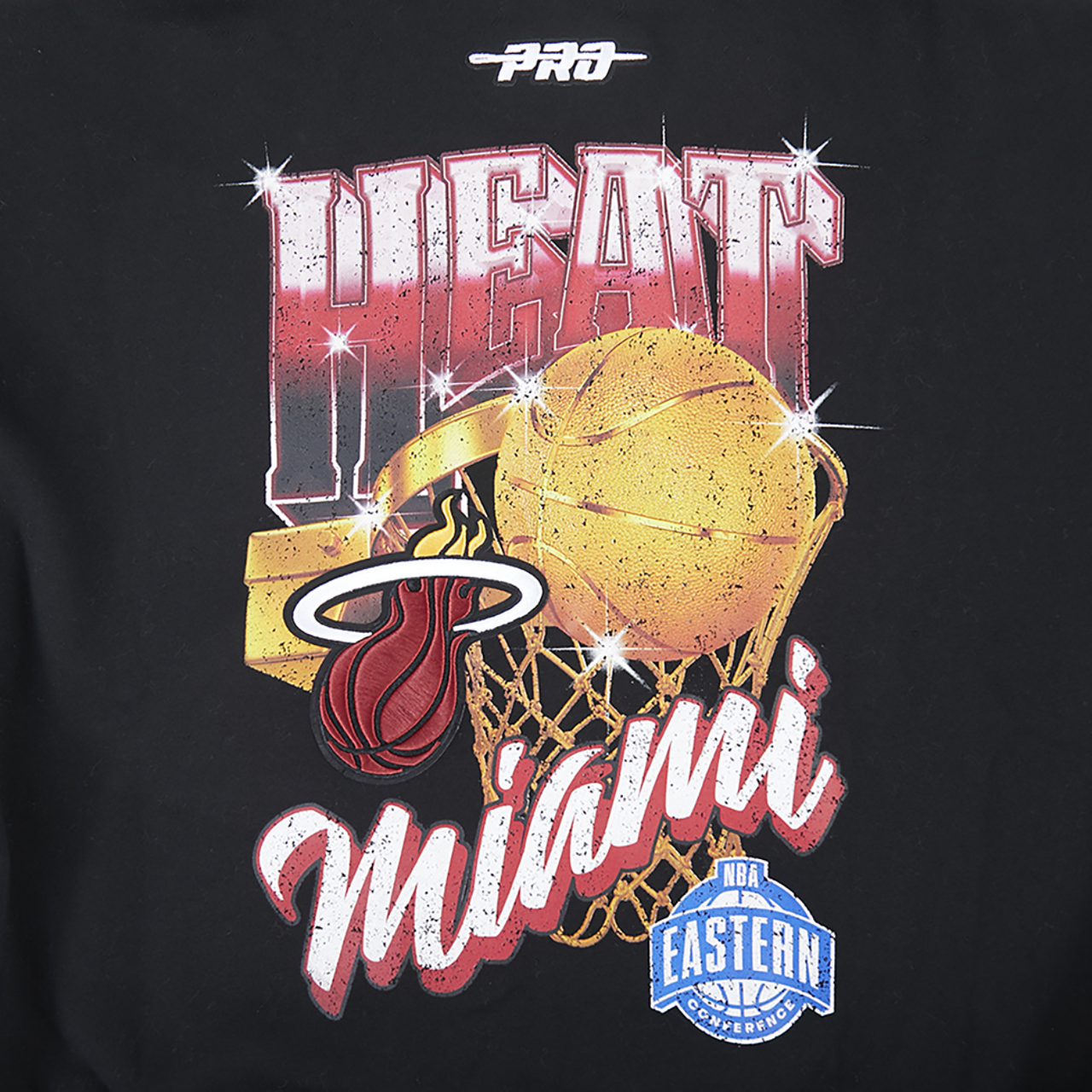 Pro Standard Heat Gold Hoops Pro Full-Zip Hoodie Image 6 of 7. Tap to open photo gallery.