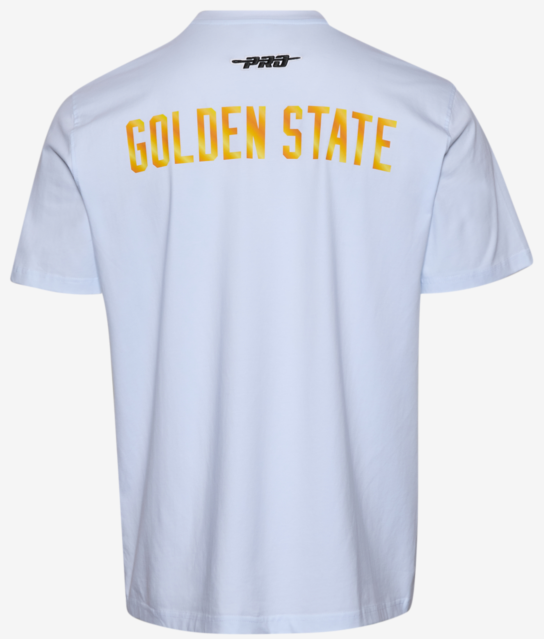 Pro Standard Warriors Gold Hoops Short Sleeve Flex T-Shirt Image 2 of 4. Tap to open photo gallery.