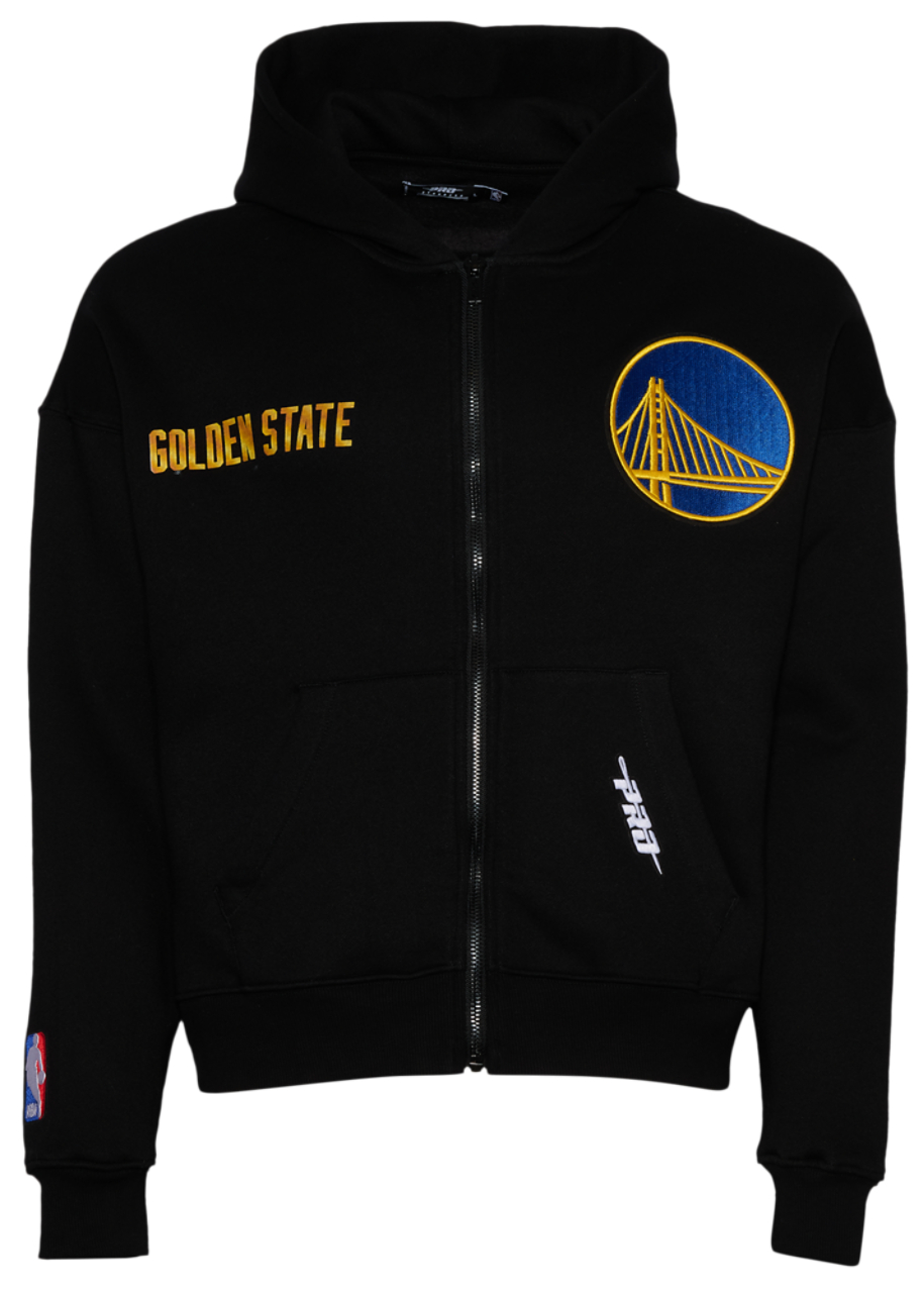 Pro Standard Warriors Gold Hoops Pro Full-Zip Hoodie - Men's