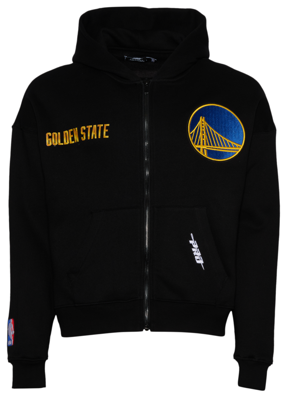 Pro Standard Warriors Gold Hoops Pro Full-Zip Hoodie - Men's